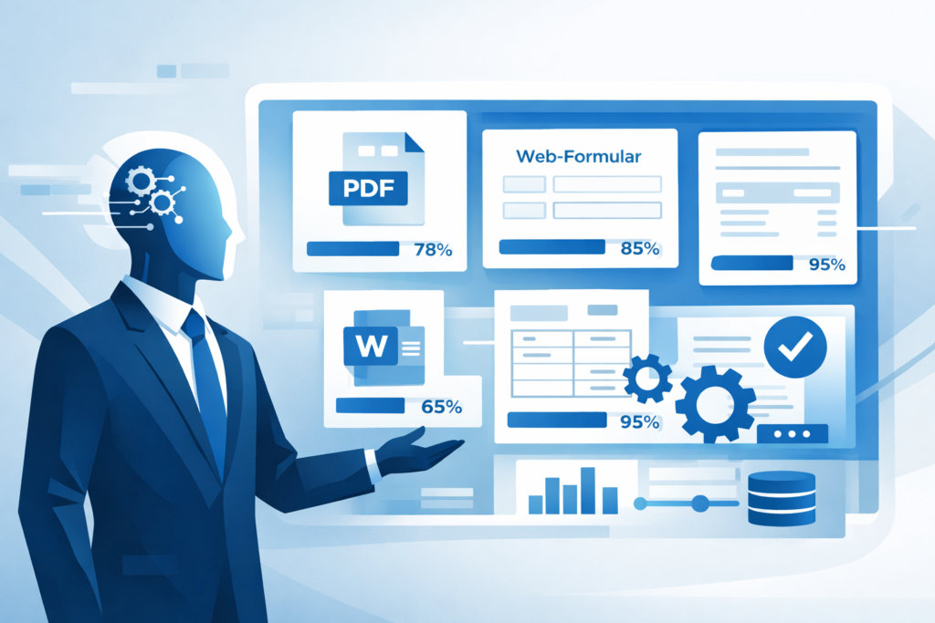 KI-Agent automatisiert Formulare in PDF, Web und Word